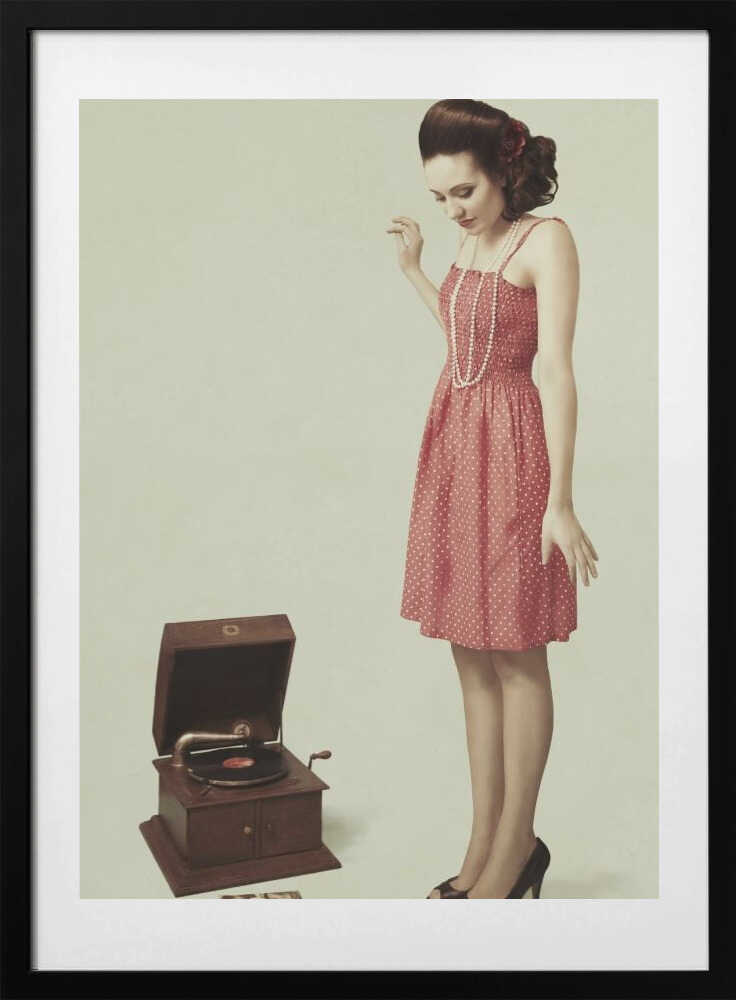Pin Up Girl III - Photo Art Print by Bart Peeters