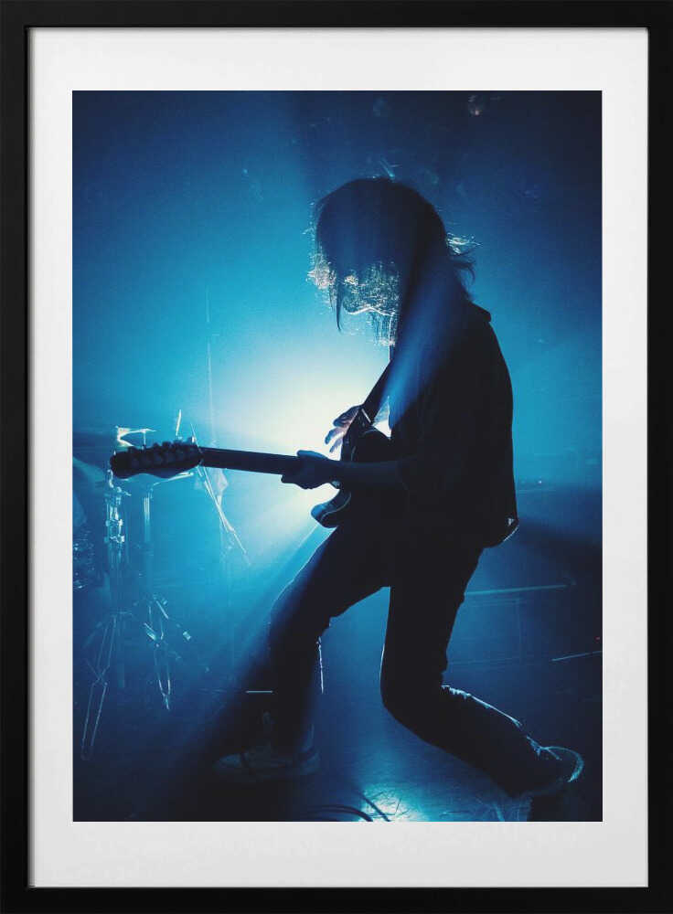 Blue ray - Photo Art Print by Kenji Nakamatsu