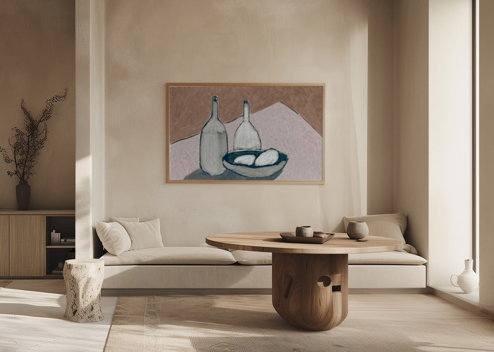 Bottles - Art Print by Dan Hobday