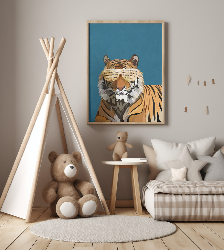 Hip Hop Tiger - Art Print by Sarah Manovski