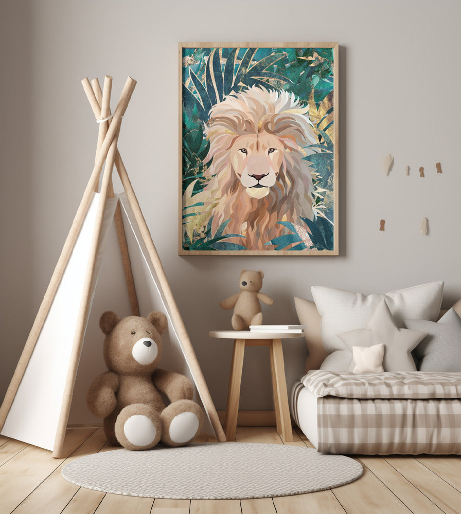 Lion Jungle 2 - Art Print by Sarah Manovski