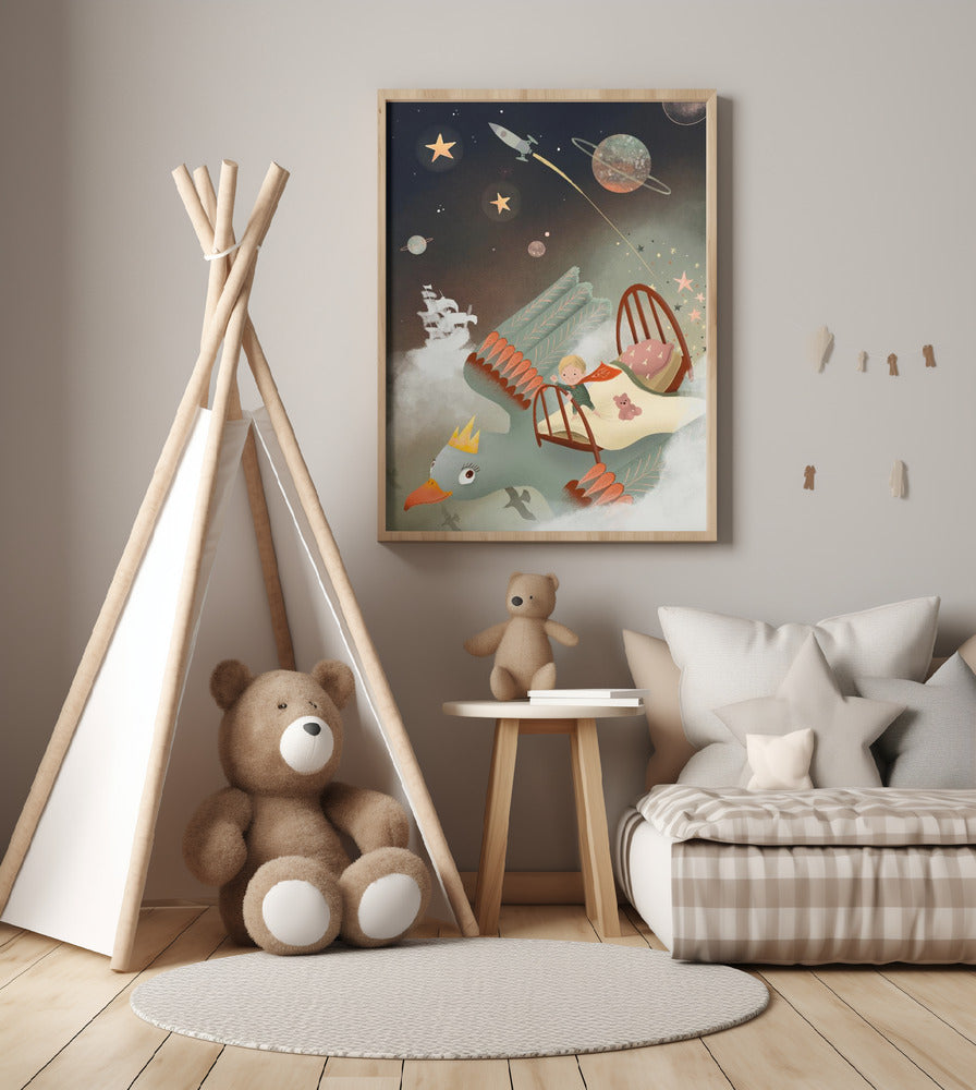 Dreamland - Art Print by Goed Blauw