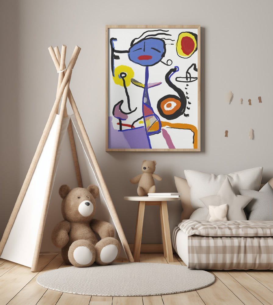 Abstract Whimsy - Art Print by Little Dean