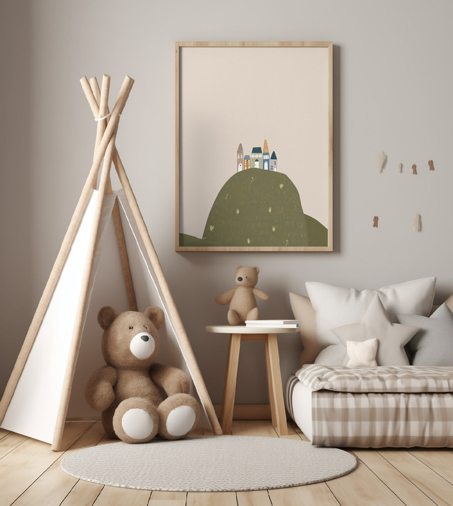 Village Houses - Art Print by Menina Lisboa