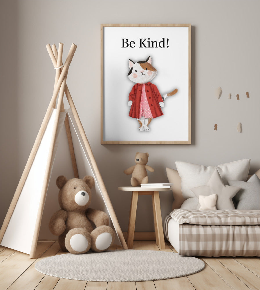 Be Kind! - Art Print by Saba Rauf