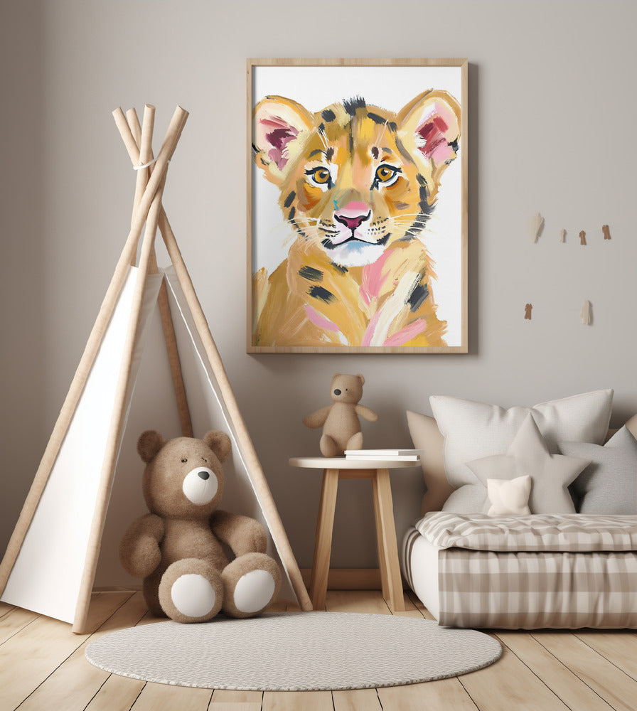Tigerbaby - Art Print by Ohkimiko