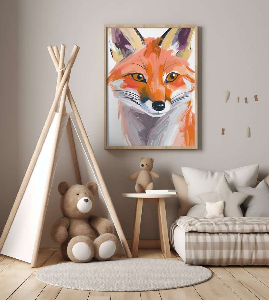 Fox - Art Print by Ohkimiko