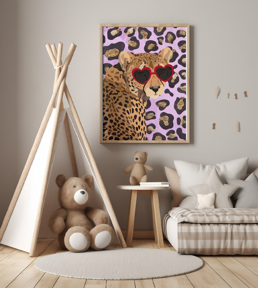 Leopard Print Pink - Art Print by Sarah Manovski