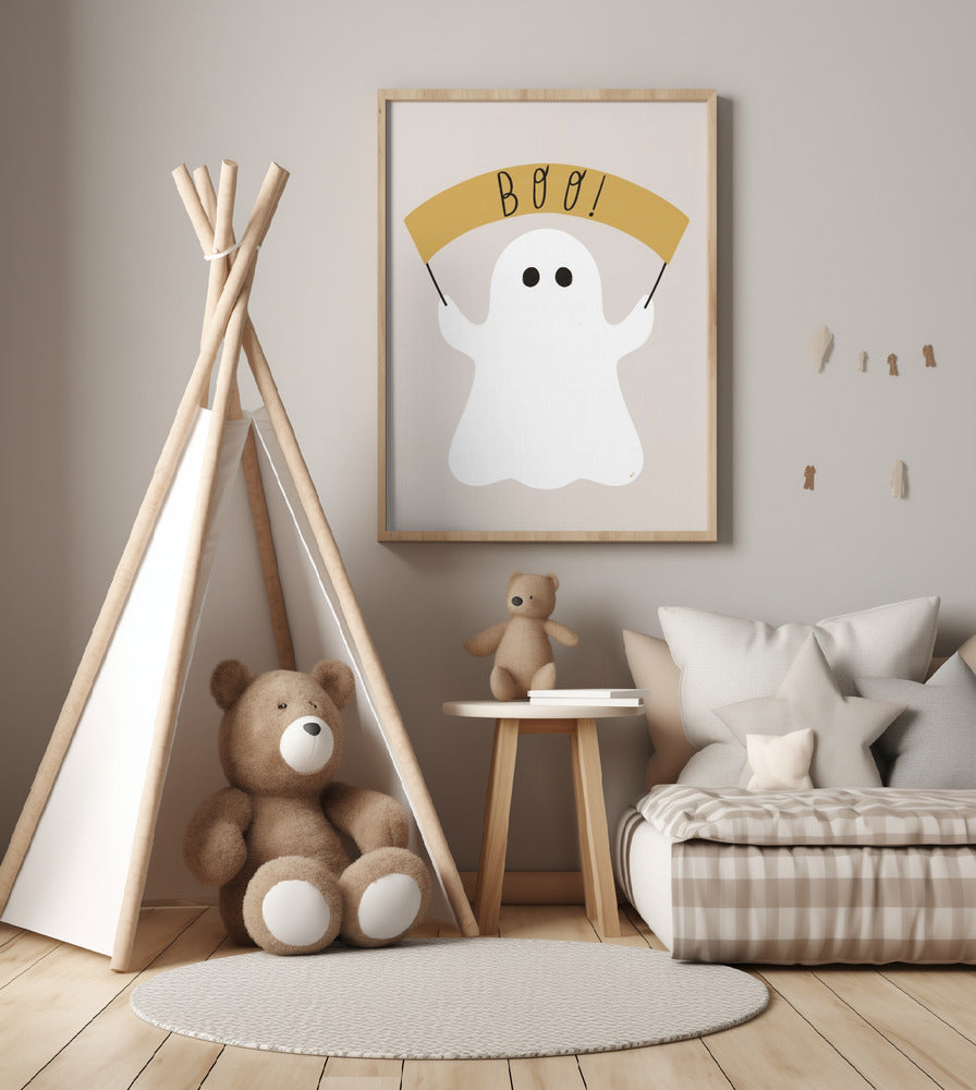 Ghost Boo - Art Print by Menina Lisboa