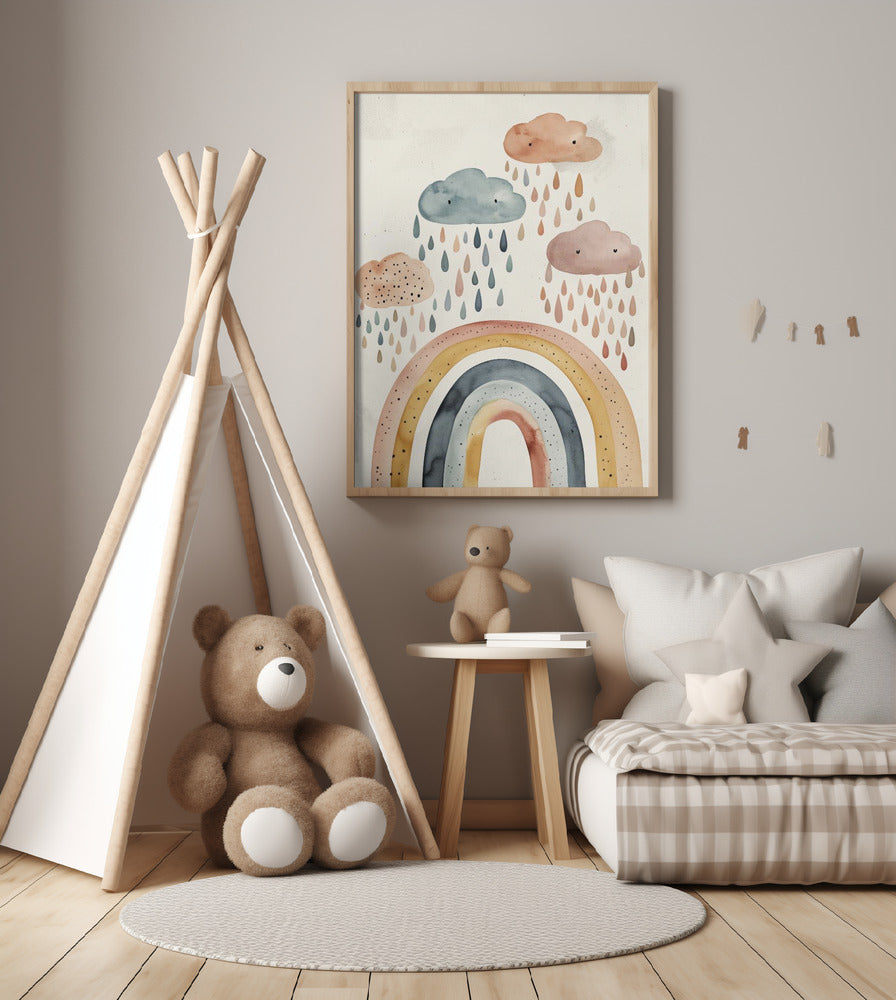 Playful Rainbows - Art Print by Treechild