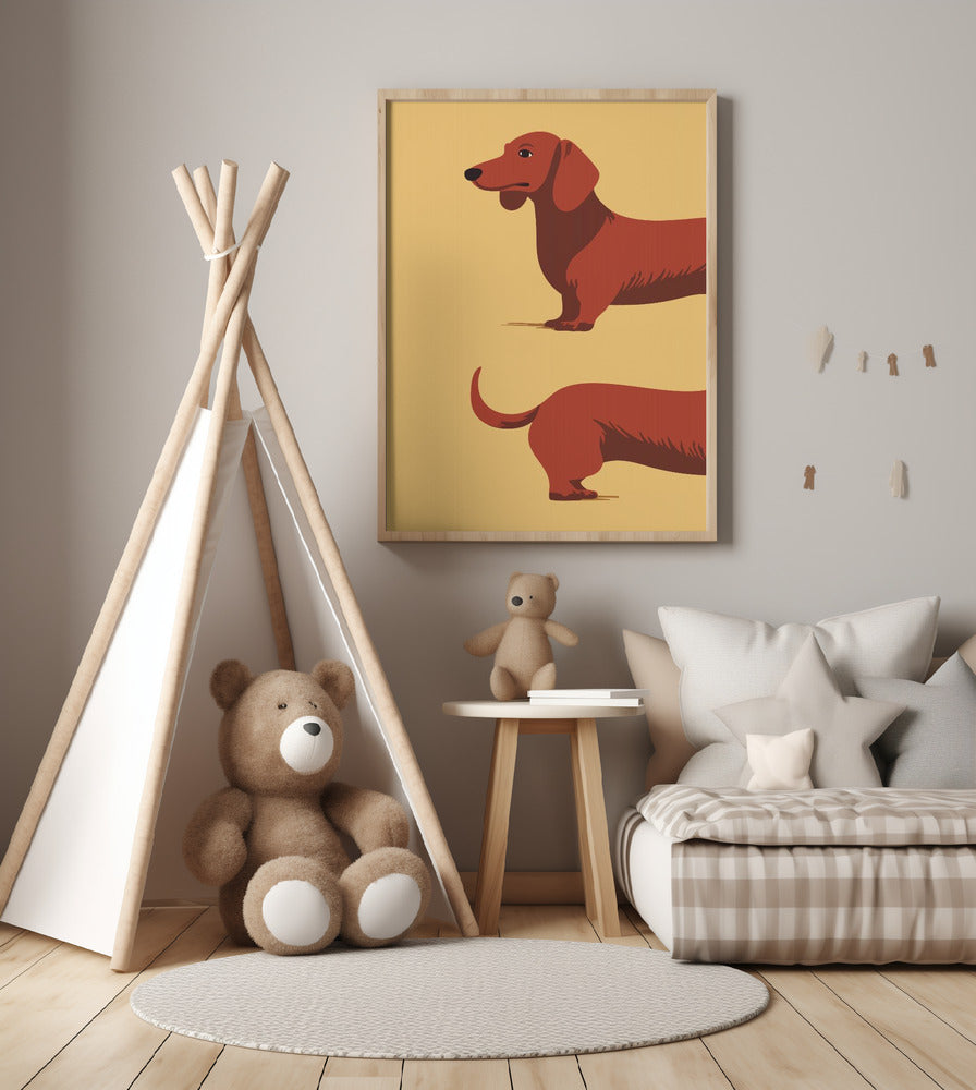 Dachshund - Art Print by Andreas Magnusson