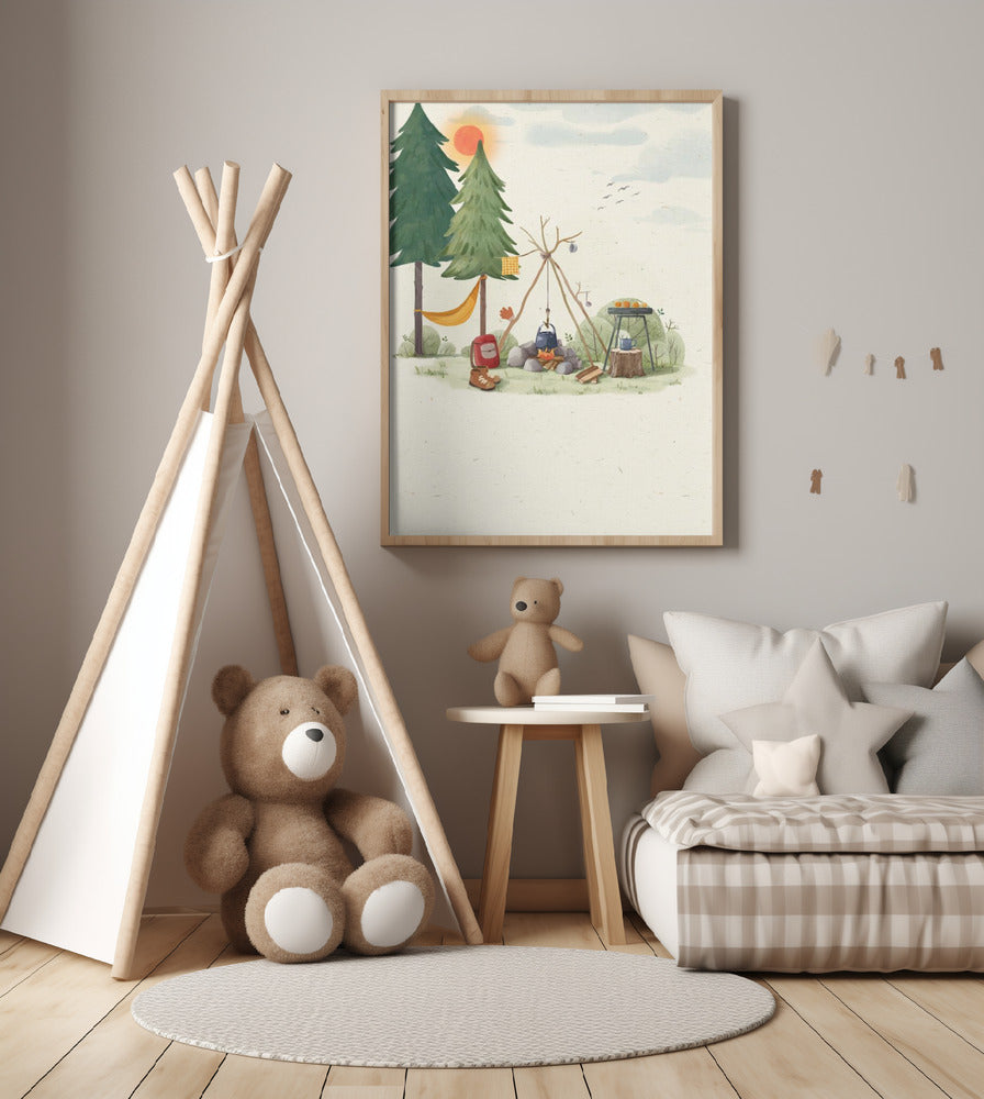 Healing In the Forest - Art Print by Xuan Thai