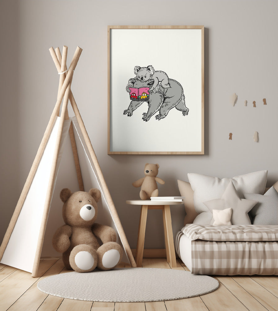 Picture book - Art Print by Mami Sato