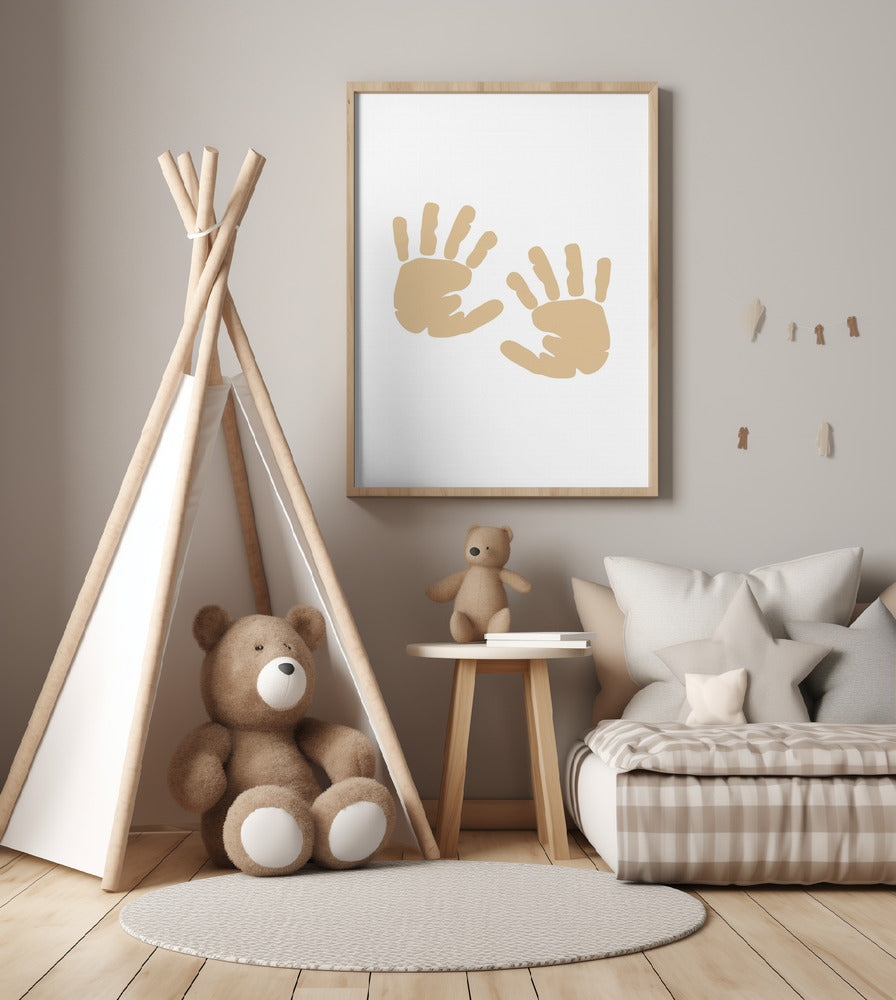 Tiny Hand Prints - Art Print by Saskia Michele