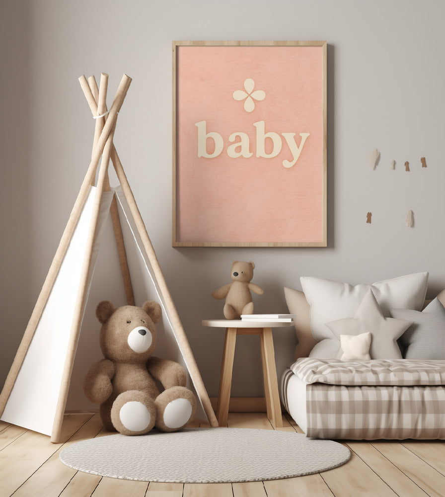 Soft Baby Bloom - Art Print by Treechild