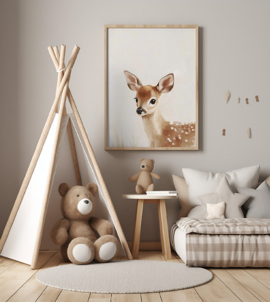 Youngdeerno02 - Art Print by Treechild