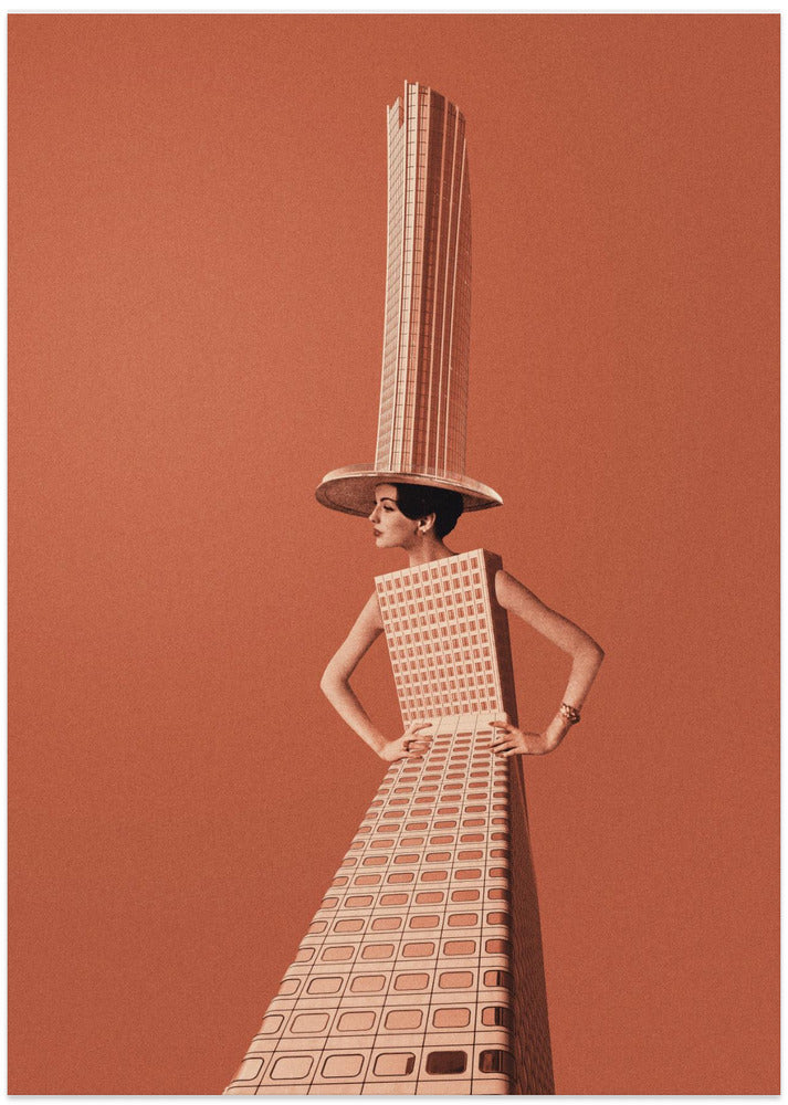 City girl - Art Print by Maarten Léon