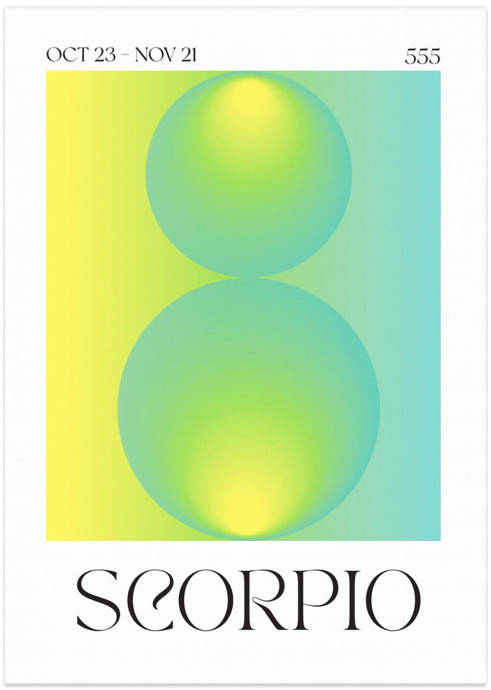 Scorpio Radiance - Art Print by Valeria Castillo