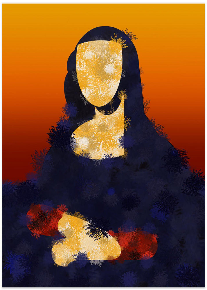 Furry Mona - Art Print by Tomas Härstedt