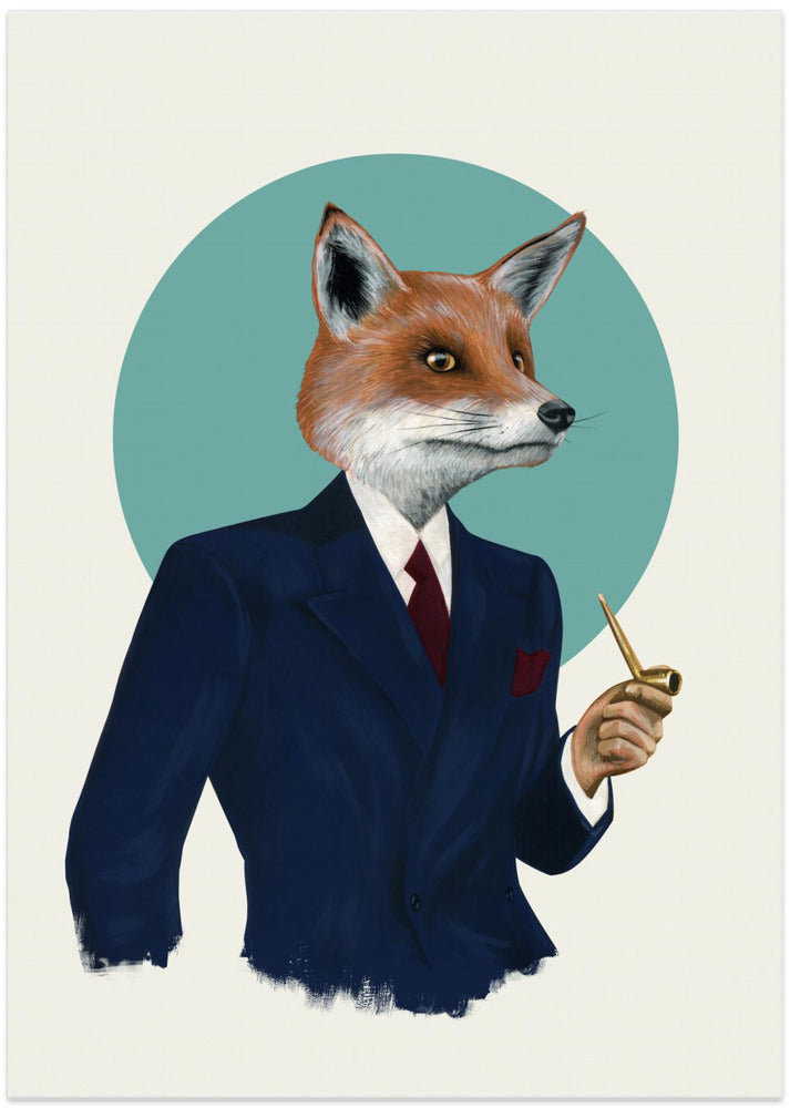 Mr Fox - Art Print by Famous When Dead