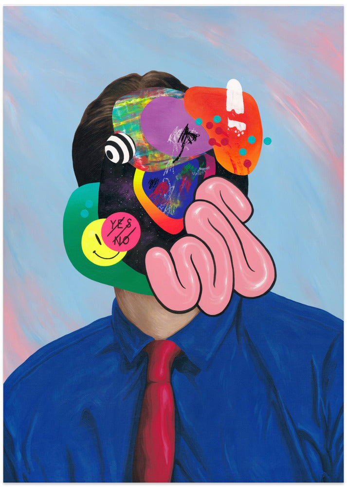 Trying Hard To Look Busy - Art Print by Famous When Dead