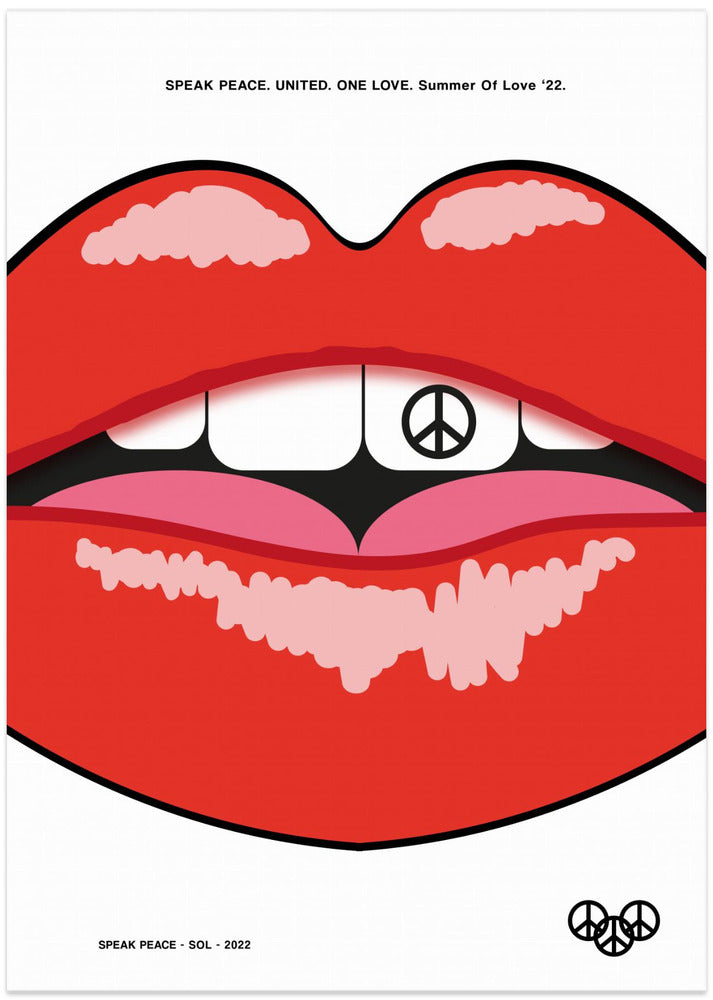 Speak Peace - Art Print by Frances Collett