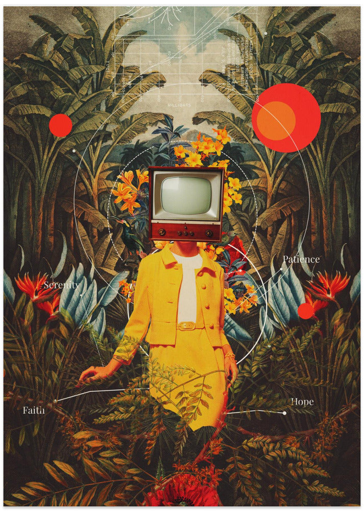 She Came From the Wilderness - Art Print by Frank Moth