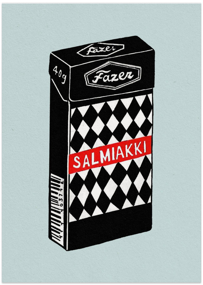 Salmiakki - Art Print by Studio Mandariini