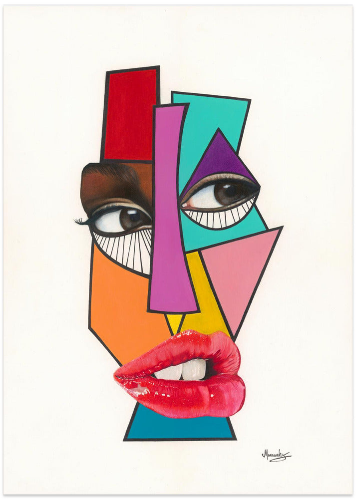 Abstract V1 - Art Print by Manasseh Johnson Sr.