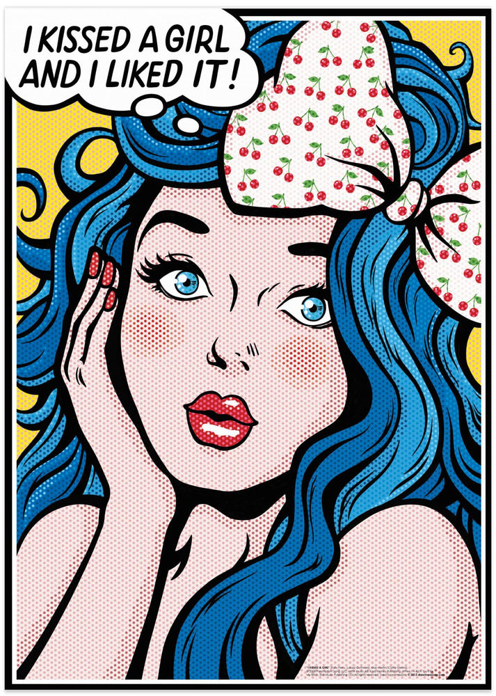 I Kissed a Girl - Art Print by Nour Tohme