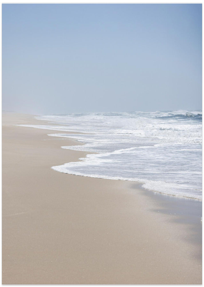 Blue and Sand 1 - Art Print by Mareike Böhmer