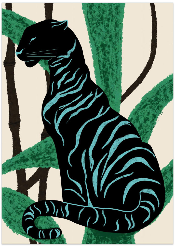 BLACK CHARACTER - Art Print by Gulcihan Ozguc