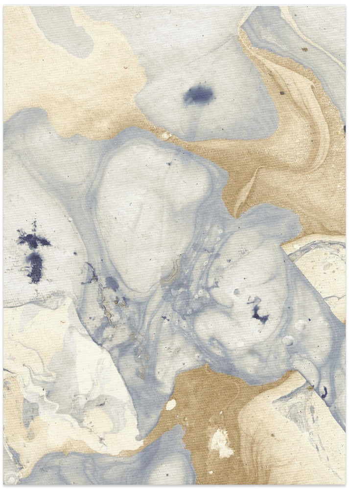 Organic Fluid Shapes - Art Print by Santhosh ch