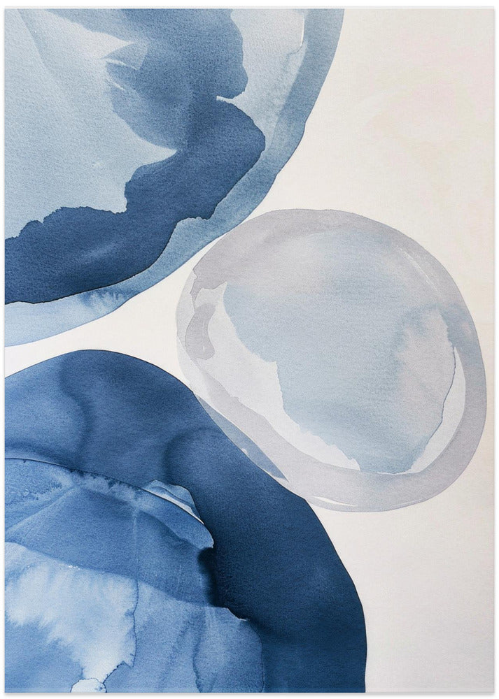 Azure Whispers - Art Print by Treechild