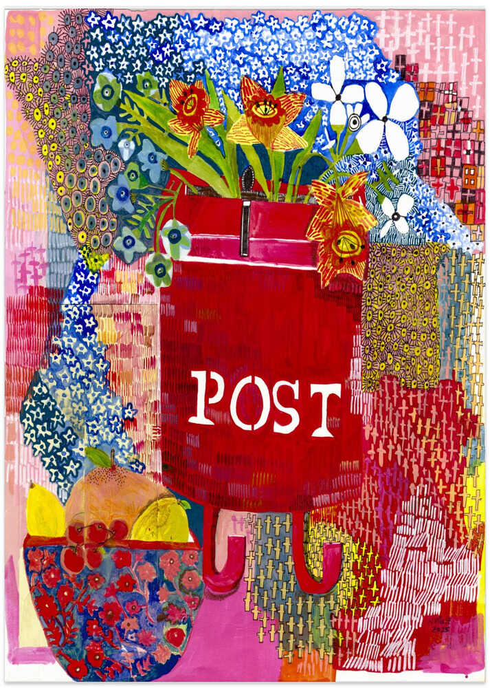 Hey You Got Mail - Art Print by Sharon Nullmeyer