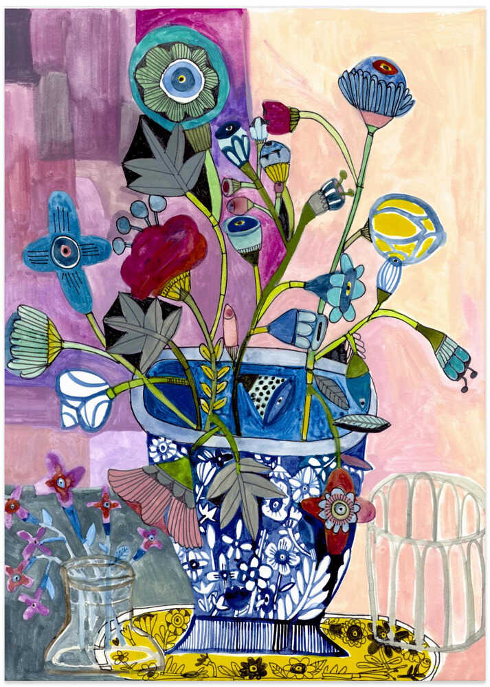 50 Shades of Purple - Art Print by Sharon Nullmeyer