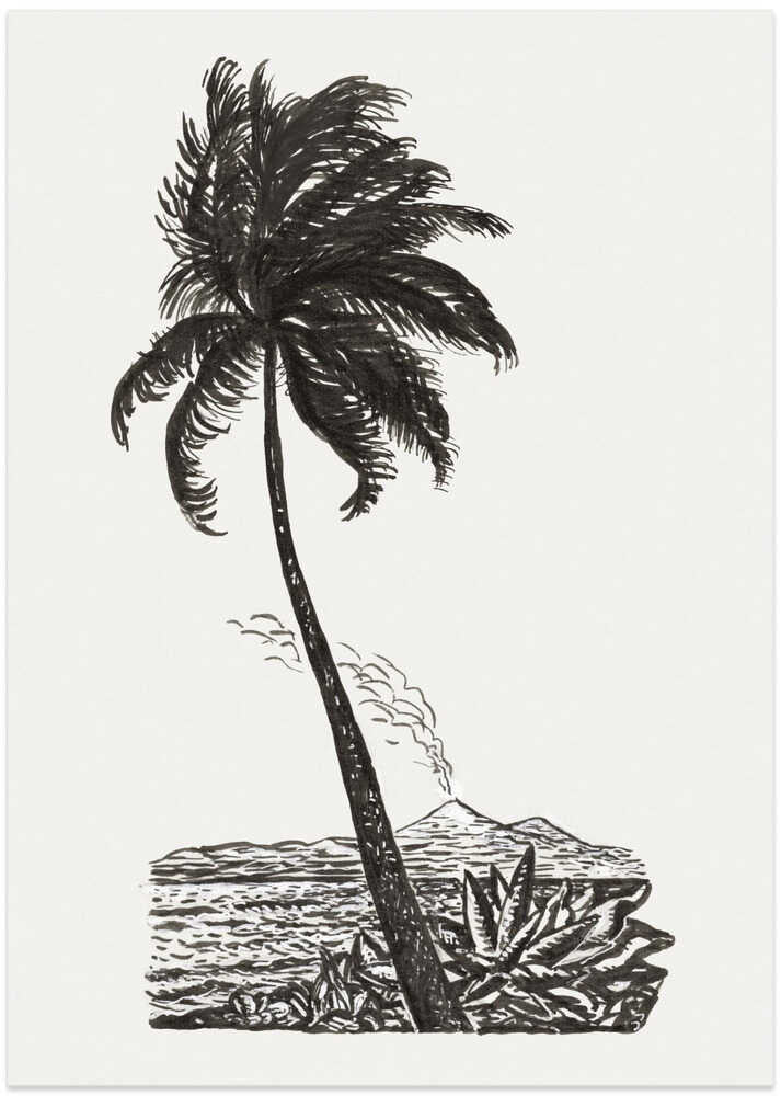 Palm Tree With an Island (ca. 1891–1941) - Art Print by Leo Gestel