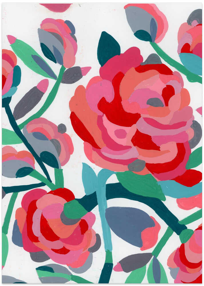 Roses - Art Print by Sharon Nullmeyer