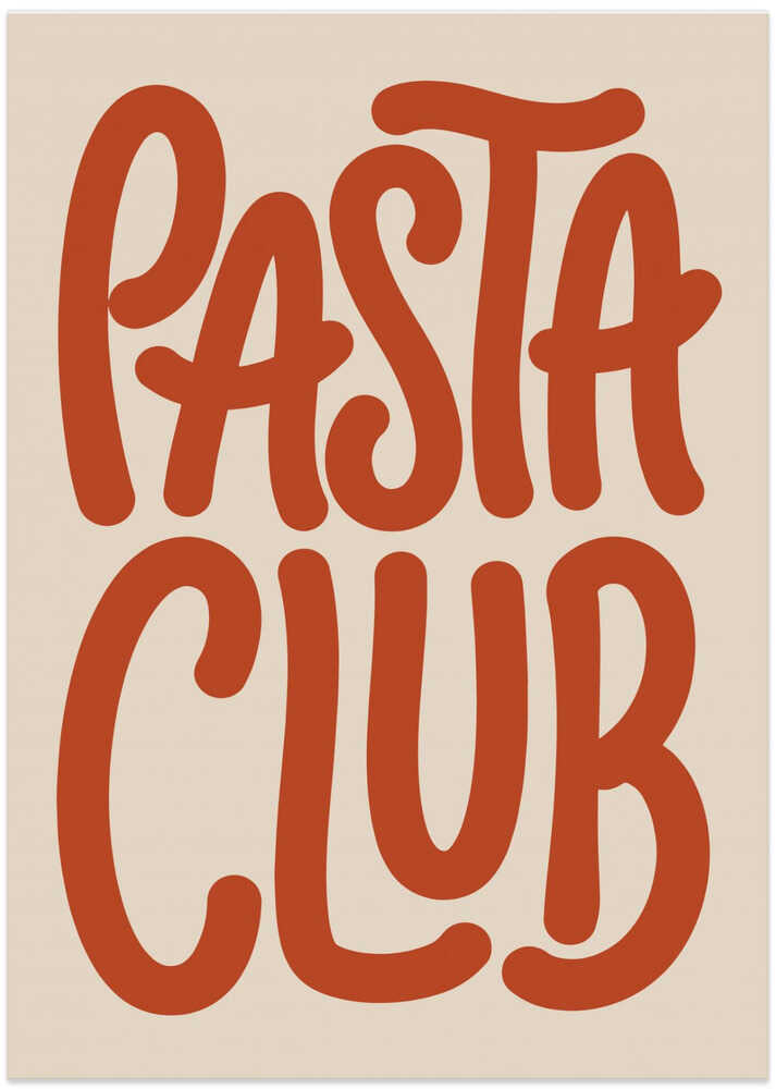Retro Pasta Club - Art Print by Melloi Art Prints