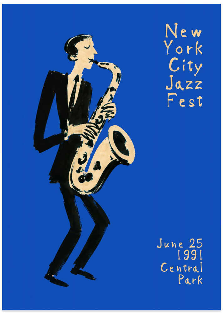 New York Jazz Festival - Art Print by Patryk Krygowski