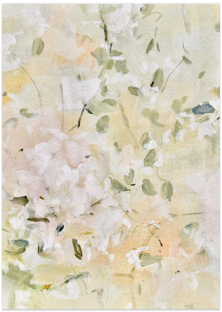 Soft Floral Impression - Art Print by Arohika Verma