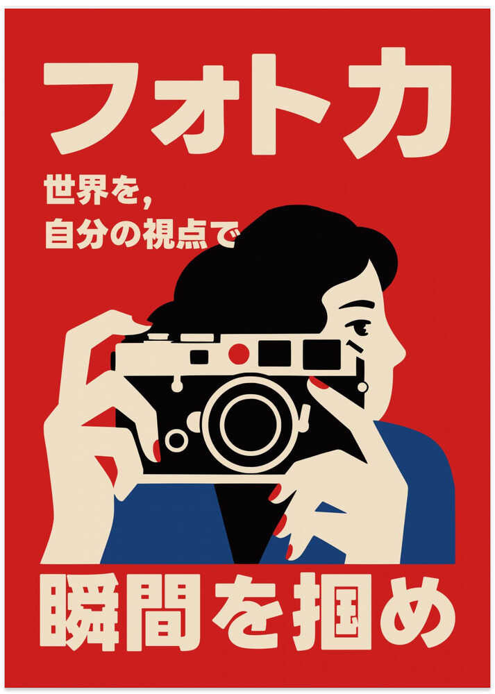 Retro Japanese Photography - Art Print by Patryk Krygowski