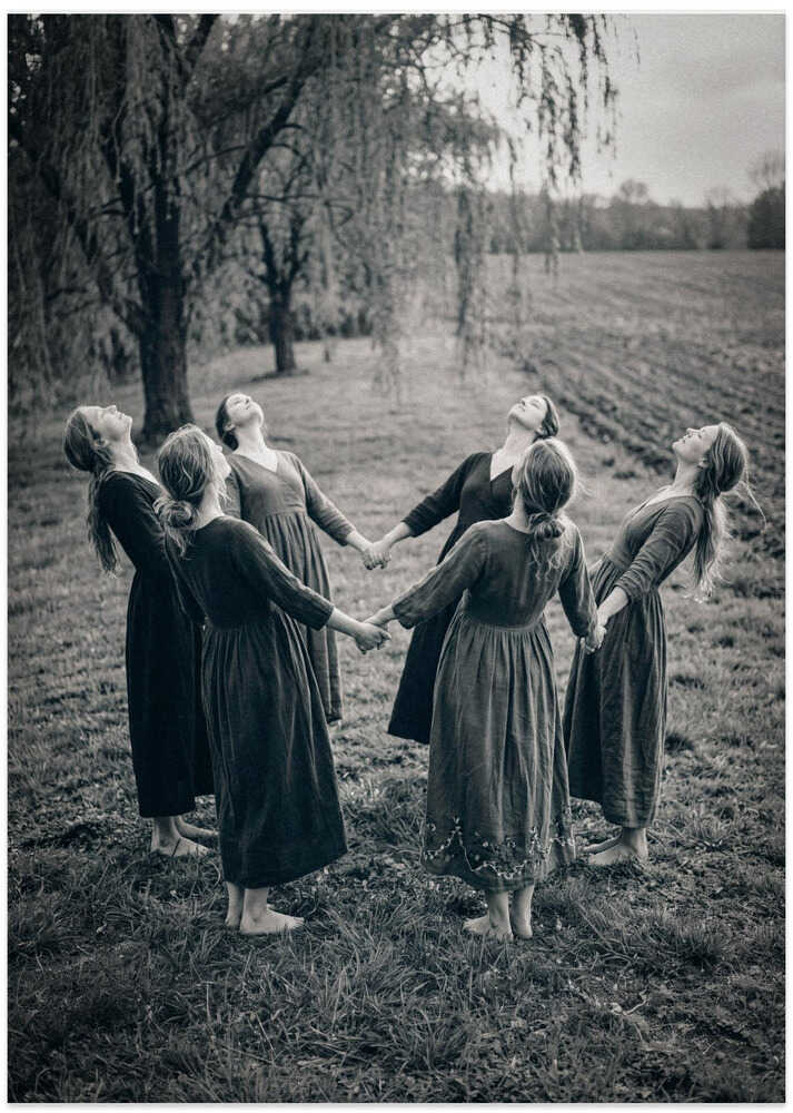 Serene Sisterhood Circle - Art Print by Andreas Magnusson