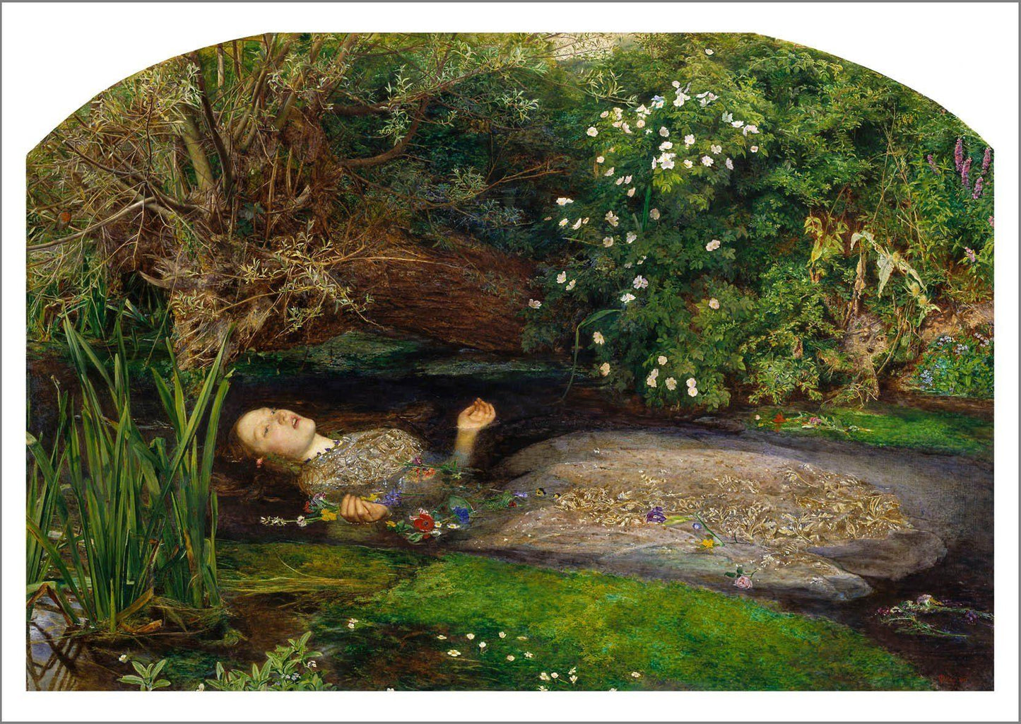 JOHN EVERETT MILLAIS: Ophelia Print - Pimlico Prints