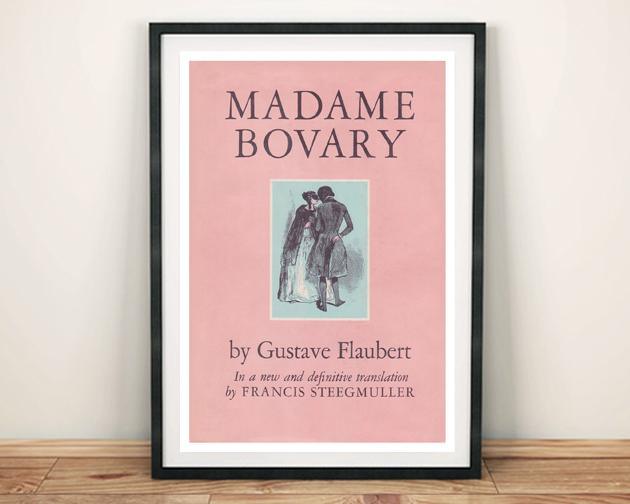 MADAME BOVARY POSTER: Vintage Flaubert Book Cover Art Print - Pimlico Prints