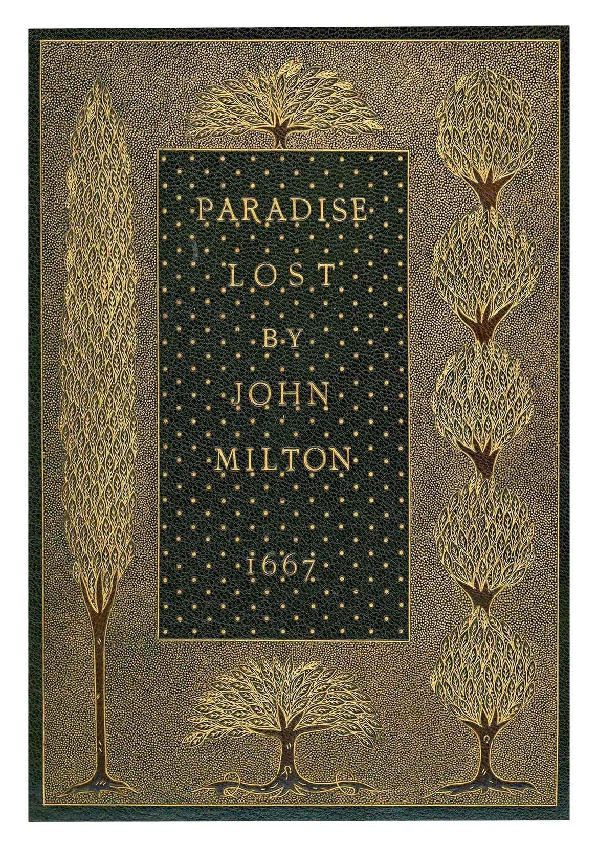 PARADISE LOST PRINT: Vintage Milton Book Cover Art Poster - Pimlico Prints