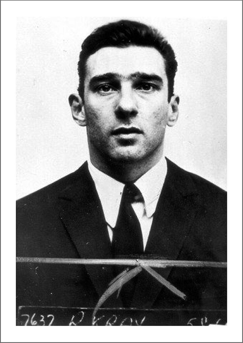 CELEBRITY MUGSHOT: Reggie Kray Print - Pimlico Prints