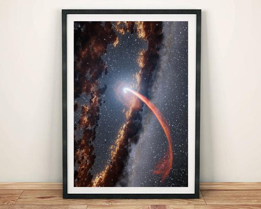 NASA SPACE POSTER: Star Consumed by Black Hole - Pimlico Prints