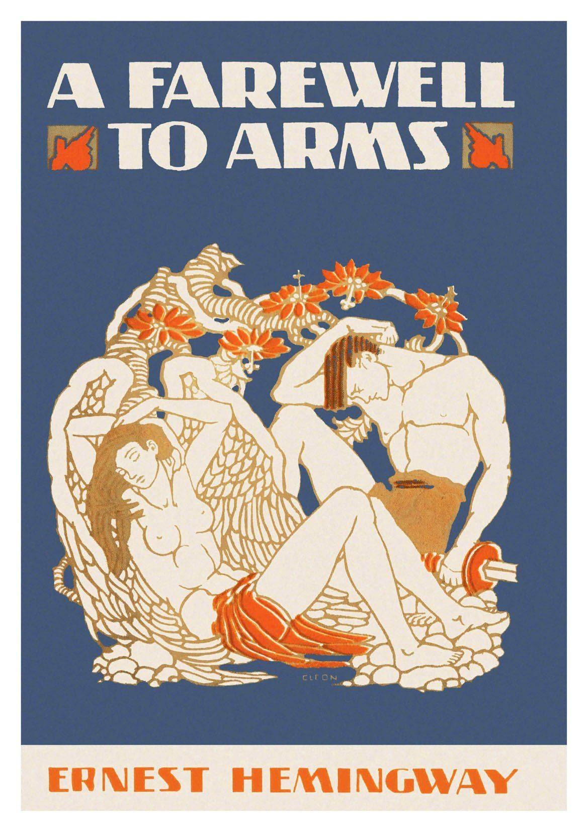 BOOK COVER PRINT: A Farewell to Arms Hemingway Art Poster - Pimlico Prints