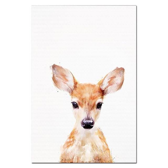WILD ANIMAL POSTERS: Children's Nursery Wall Art Prints - Pimlico Prints